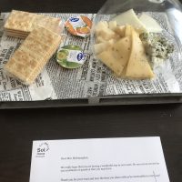 A cheese platter